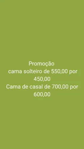 Cama casal e cama solteiro
