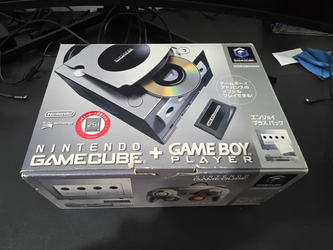 Nintendo GameCube Edição Enjoy Plus Pack (Com Caixa) + PicoBoot + Game Boy Player Completo