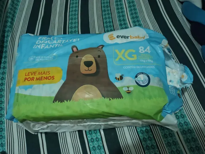 Fralda EverBaby XG 84 unidades