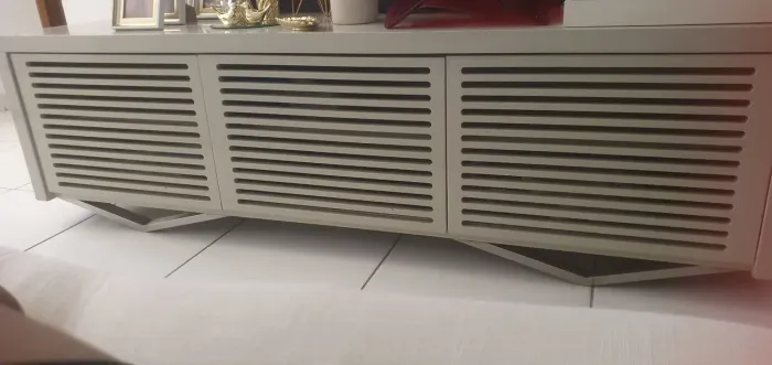 Rack Jacauna Madeira e Inox 