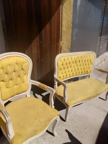 Vendo uma namoradeira e uma cadeira Luiz xv
