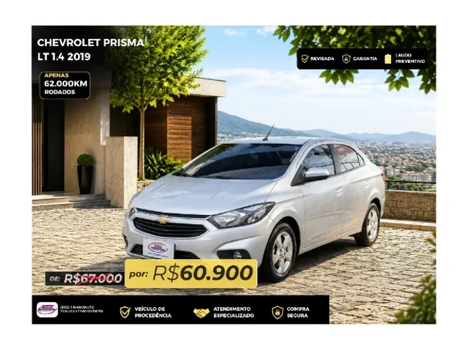 Chevrolet Prisma Sed. LT 1.4 8V Flexpower 4P 2019