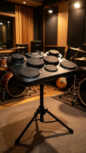 Bateria musical Revas completa com tripé e bolsa pra carregar