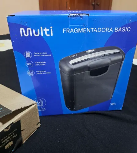 Fragmentadora e Triturador de Papel e Cartão 127V Multi - OF009