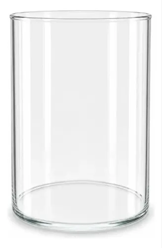 Cilindro de Vidro para decoração
