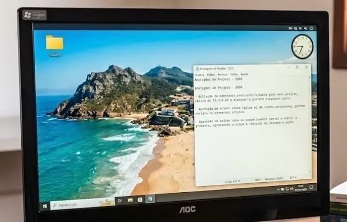 Monitor 15 AOC- reparo/conector interno