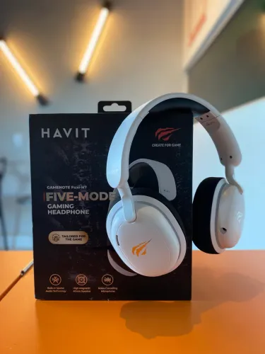 Headset Gamer Havit Fuxi-H7 - Branco | Semi Novo | Excelente Estado