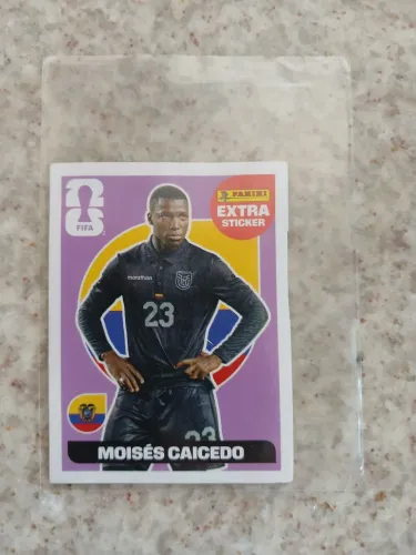 Figurinha Moisés caicedo bordo panini