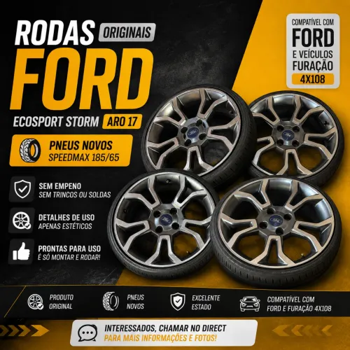 Rodas aro 17 Ford 185/35 4x108
