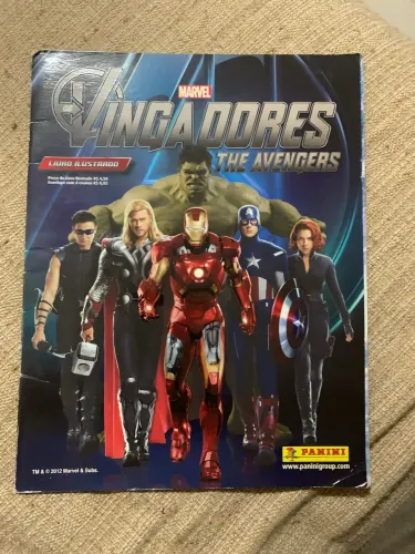 Álbum de Figurinhas Vingadores (Avengers) 2012 - Completo com Pôster