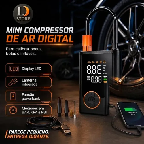 Calibrador e Power bank