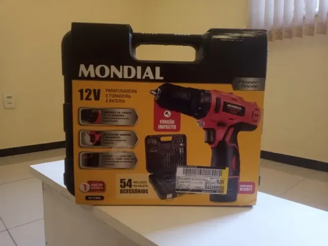 Parafusadeira e Furadeira 12 volts a bateria