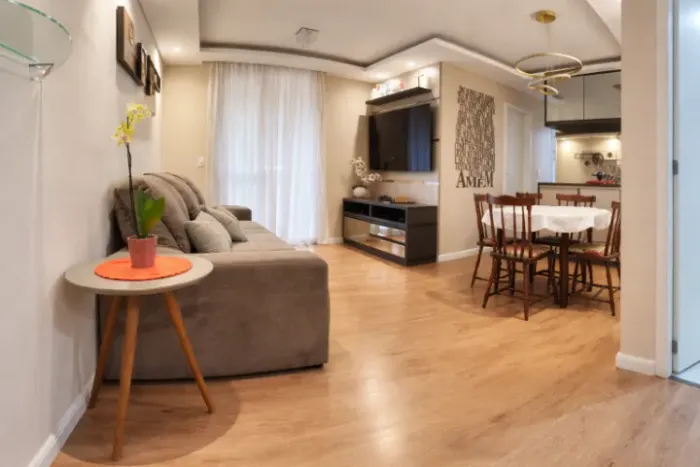 Apartamento no Capão Raso, com móveis planejados,  3 quartos 1 suite