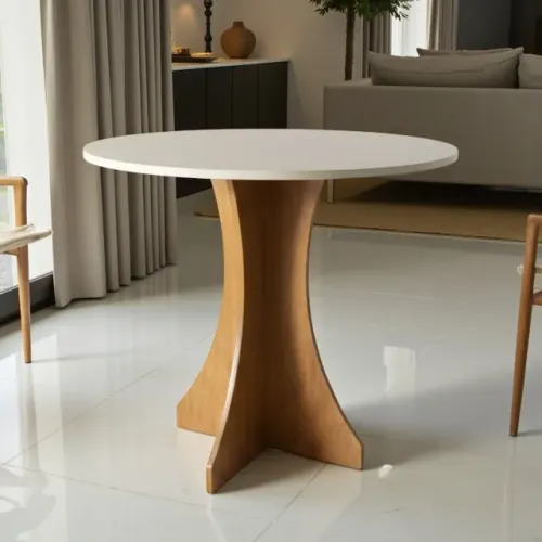 Mesa De jantar Redonda