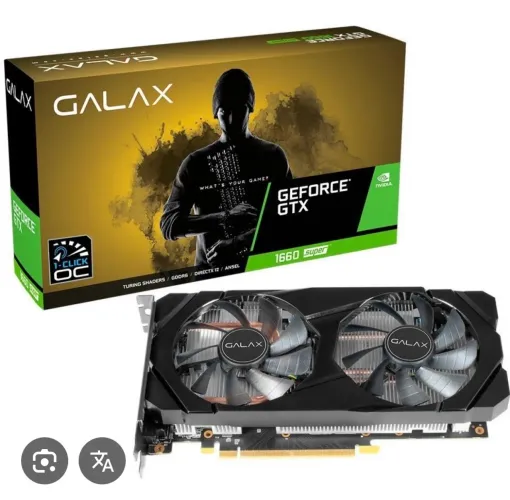Placa de Vídeo Galax NVIDIA GeForce GTX 1660 Super, Dual, 1-Click OC, 6GB