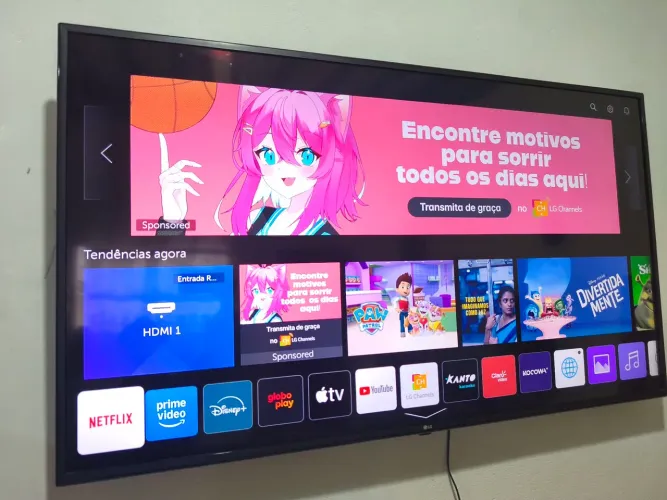 TV SMART LG 50 ultra 4K. Com ALEXA e Comando de Voz