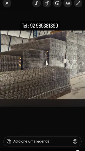 Promoção de tela para laje e piso mede 2,45 x6m 