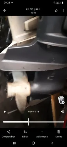 Rabeta motor de popa Yamaha 25 hp dm