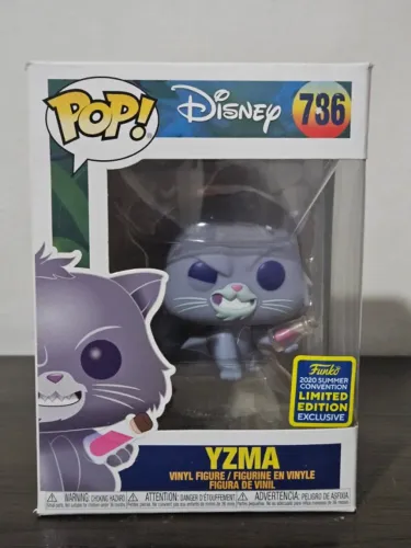 Funko Pop Yzma 786 Caixa com Detalhes Nova Onda do Imperador - The Emperor's New Groove