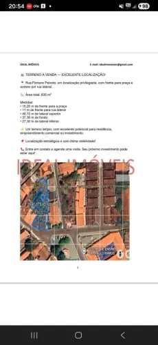 Terreno próximo a escola Paulo Ramos