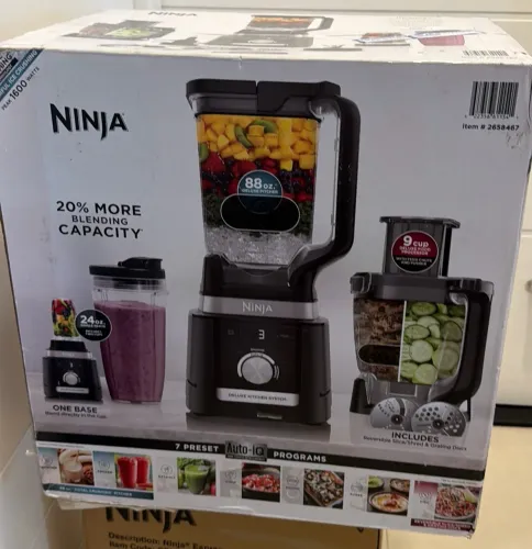 Ninja CO905KS Deluxe Kitchen 3 em 1 110V Novo Lacrado Pronta Entrega 1600w