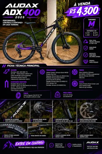 Bicicleta MTB adx 400