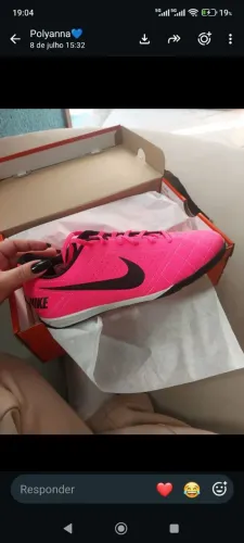 Chuteira Nike futsal beco rosa