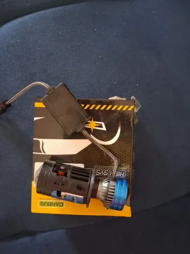 1 (uma) Lampada h4 bi projetor ultra led