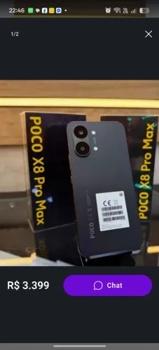 POCO X8 PRO MAX 12/512 LACRADO NA PROMOÇÃO 