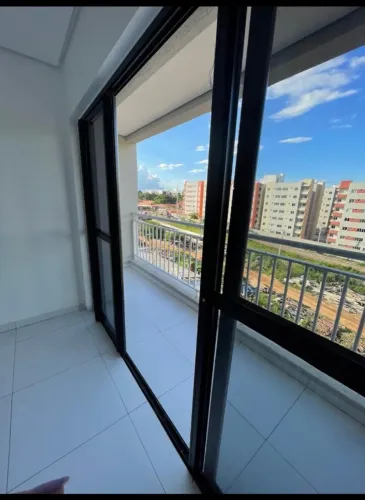 Porta de Correr Varanda/Sacada Alumínio Preto Fosco e Vidro Laminado Fumê (2,60m x 2,10m)