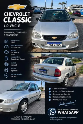 Chevrolet Classic Life/ls 1.0 VHC Flexp. 4P 2010