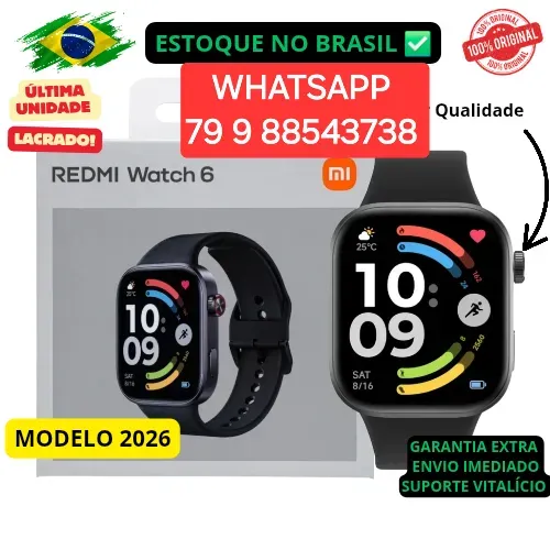 REDMI WATCH 6 PREMIUM ORIGINAL LACRADO GPS STRAVA 3
