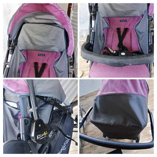 Carrinho de bebê 25kg semi-novo