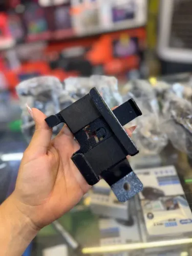 Suporte de Ferro Para Celular na Moto com Regulação de Mola