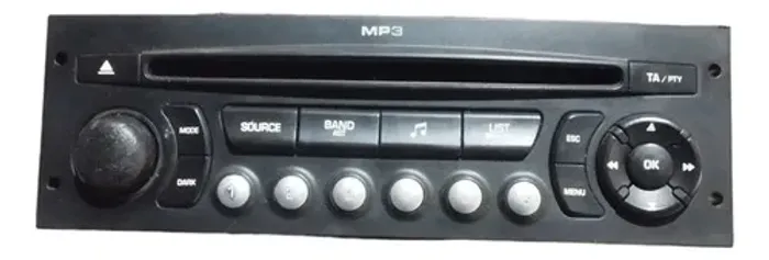 Rádio Som Cd Player Citroen C4 2.0 2009 2010