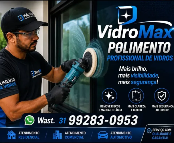 Polimento de Vidro em Geral