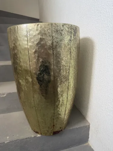 Vaso dourado , comprado na sempre viva