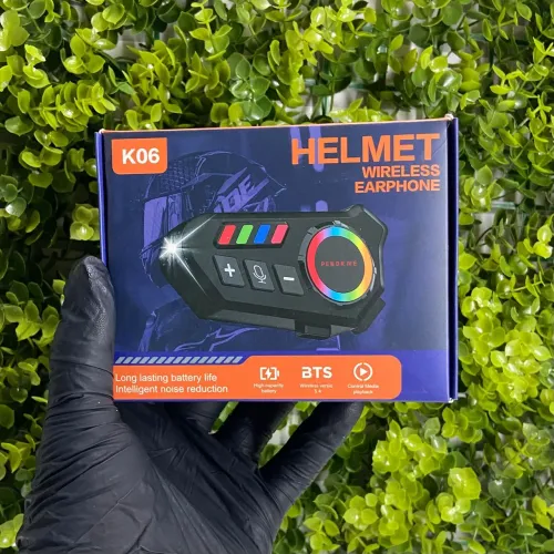 Fone Bluetooth K06 para Capacete com Microfone Integrado