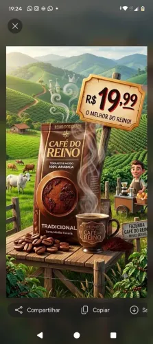 Café Premium arábico torra média minas gerais