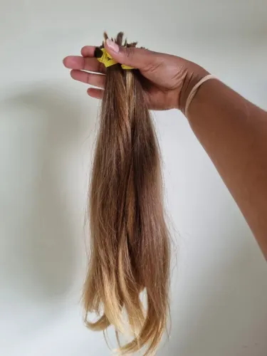 Cabelo Humano Loiro Natural Virgem Sem Química
