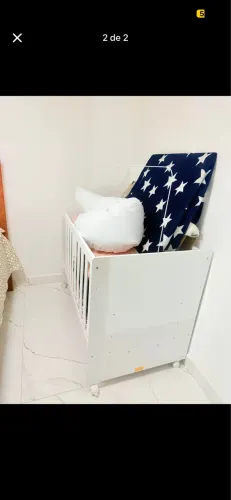 Berço usado poucas vezes 