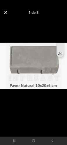 Paiver para calçada 