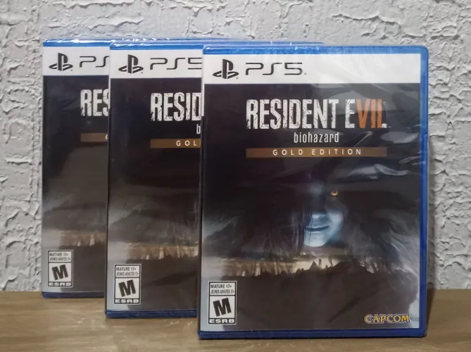 Resident Evil 7 Gold Edition Ps5 Lacrado (Aceitamos seu jogo usado como pagamento)