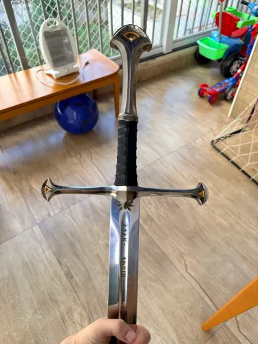 Espadada LOTR Anduril - Tamanho Real Aço Inox