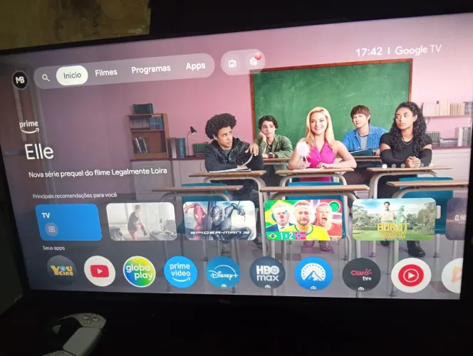 TV TCL 32 polegadas HDR com caixa