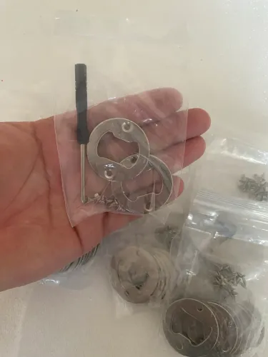 Kit abridor de garrafa para artesanato 