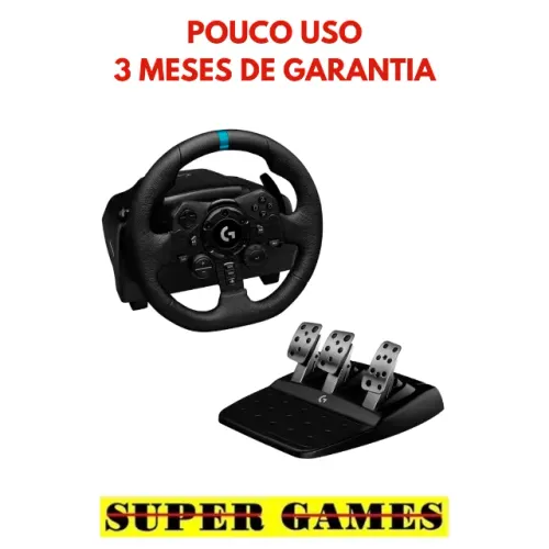 Volante Logitec G923 PS4/PS5, AceitamosTroca, Loja física desde 2004, Próx. Metrô.