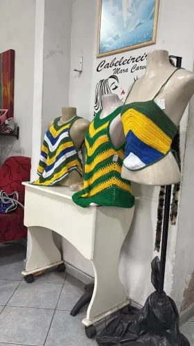 Roupa de crochê