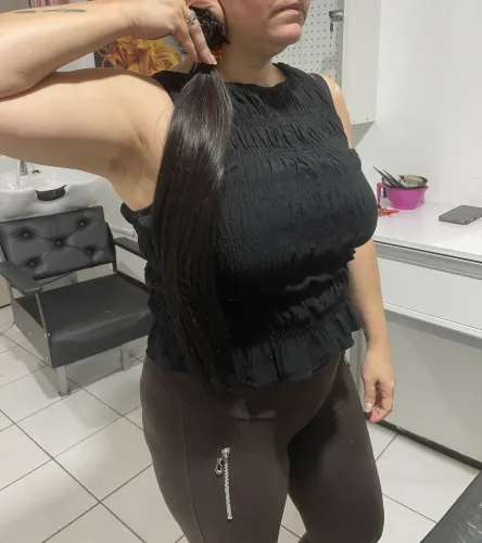 Cabelo humano R$300,00