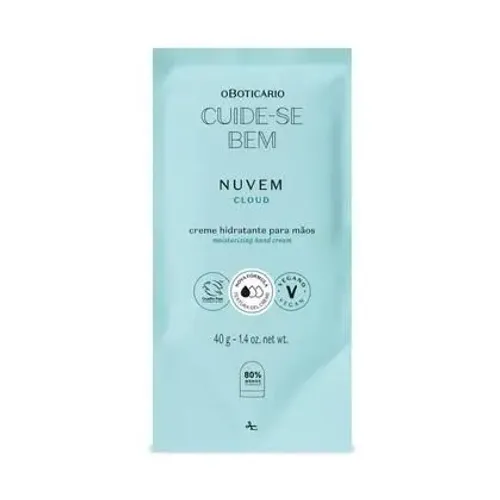 Refil Creme Hidrantate para Mãos CUIDE-SE BEM "Nuvem" 40g